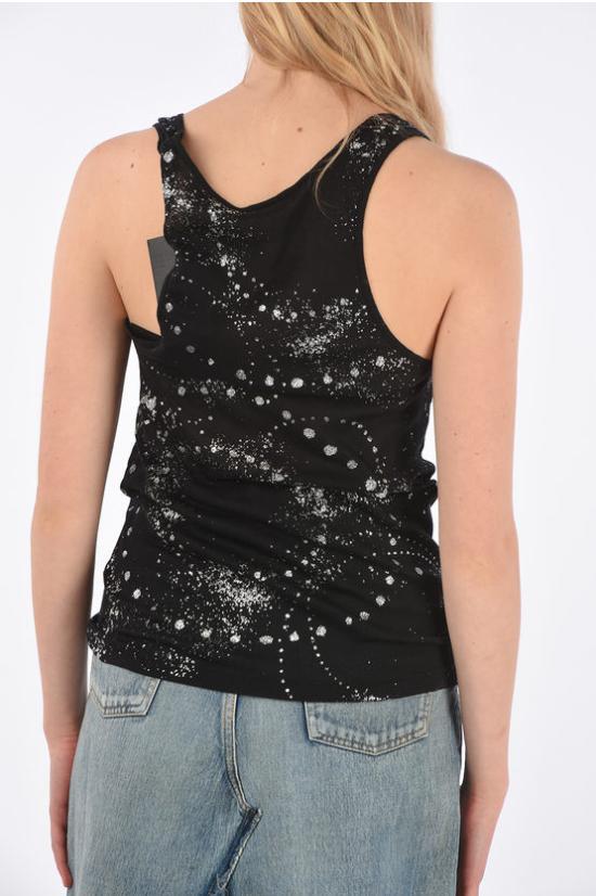  생로랑 민소매 티셔츠 BMK 603277 YB0I2 1081 Black - SAINT LAURENT