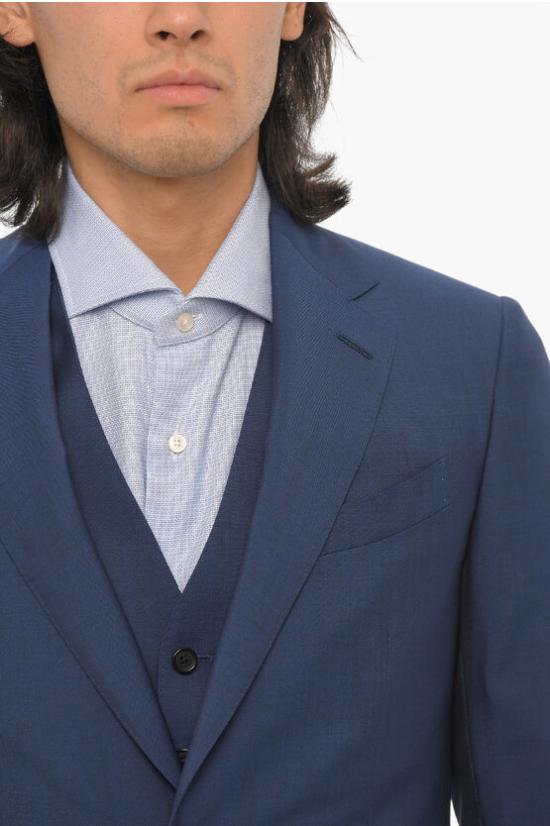  카루소 수트 세트 LN8JM201F PE0J06 0150 Blue - CARUSO