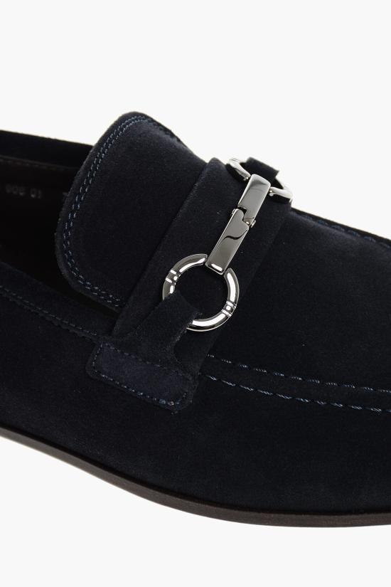  꼬르넬리아니 로퍼 89TM14 2120908 001 Blue - CORNELIANI