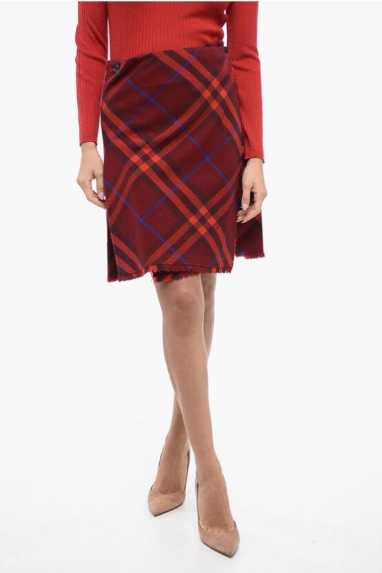  버버리 숏 스커트 PW93GL6100 149438 8077477 Red