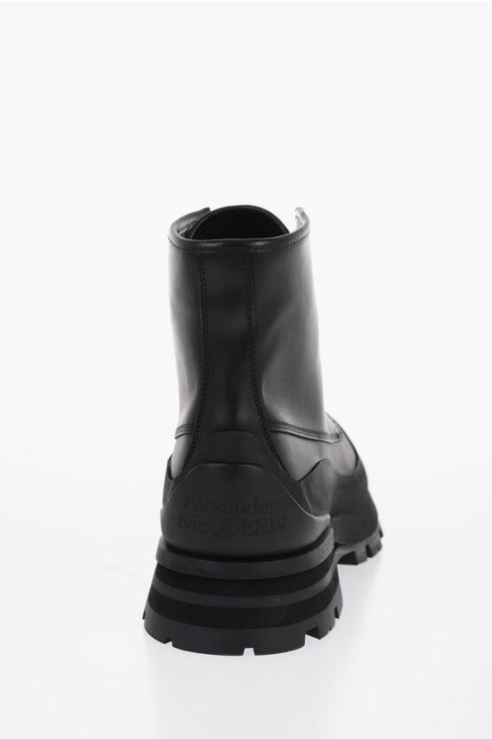  알렉산더 맥퀸 부츠 758769 WHLZ4 1000 Black - ALEXANDER MCQUEEN