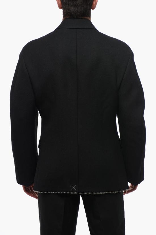 오프화이트 수트 자켓 OMEN076F23 FAB002 1010 Black - OFF WHITE