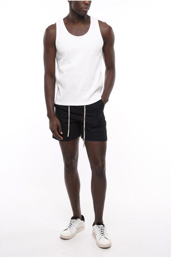  보테가베네타 코튼 민소매 티셔츠 715042V2I50 9071 White - BOTTEGA VENETA