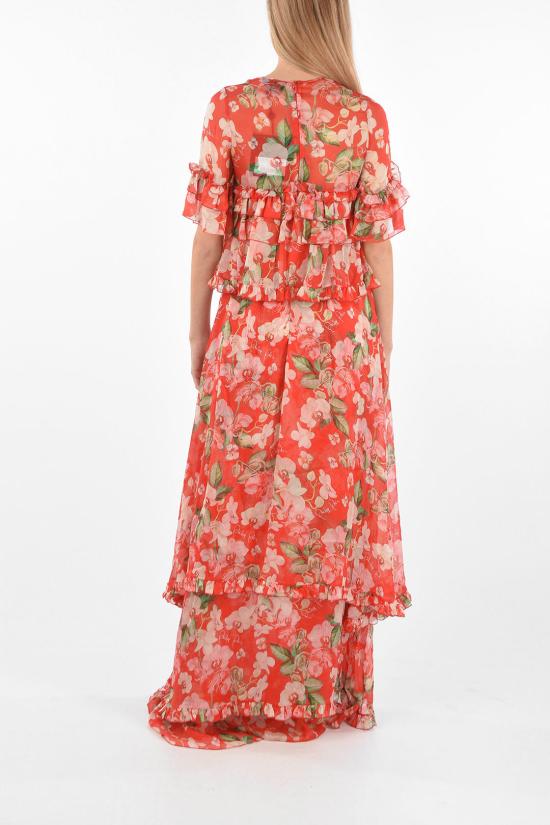  필립 플레인 롱 원피스 S19C WRG0933 PTE031N 13 Red - PHILIPP PLEIN