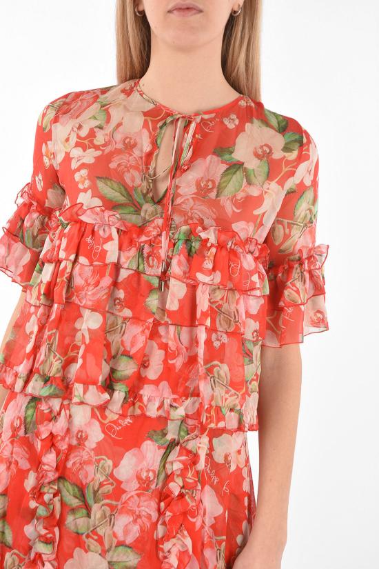  필립 플레인 롱 원피스 S19C WRG0933 PTE031N 13 Red - PHILIPP PLEIN