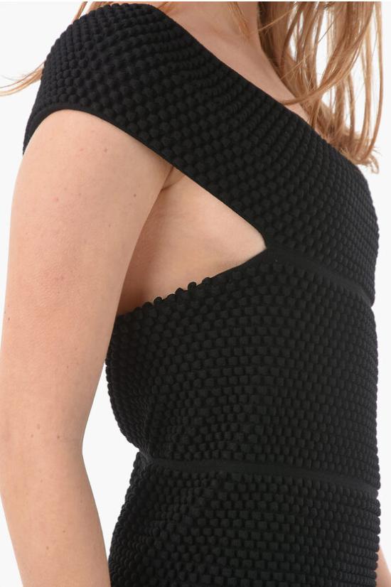  보테가베네타 원 숄더 미니 드레스 699685V1X701000 Black - BOTTEGA VENETA