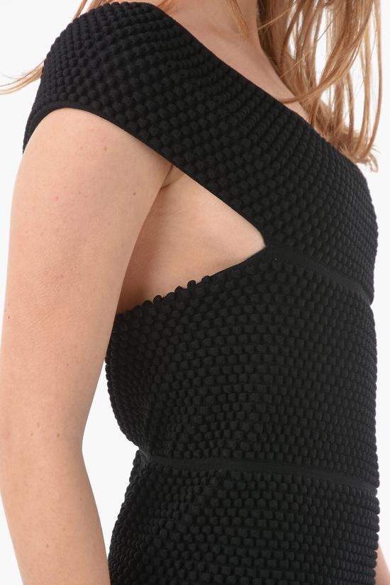  보테가베네타 원 숄더 미니 드레스 699685V1X701000 Black - BOTTEGA VENETA