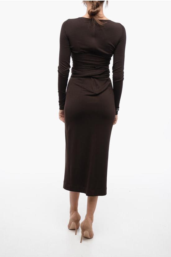  돌체앤가바나 롱 원피스 F6COET FUGRH M1512 Brown - DOLCE & GABBANA