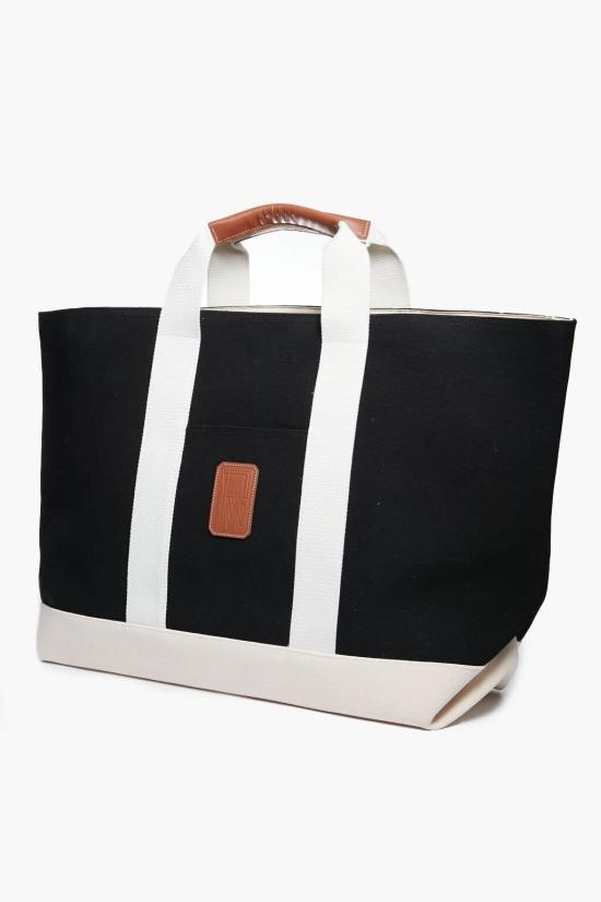  휘 드 베르누이 토트백 RDVU3FBTT017BK BLACK WHITE DOM - RUE DE VERNEUIL