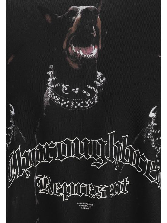 26SS 리프레젠트 반팔 티셔츠 MLM41135 VINTAGEBLA BLACK - REPRESENT