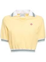  카사블랑카 폴로 티셔츠 CSBW241PRTS028YL PALE YELLOW DOM