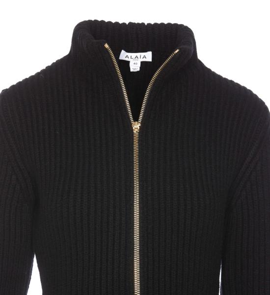 25SS 알라이아 스웨터 AA9S0337K015A995 Black - ALAIA