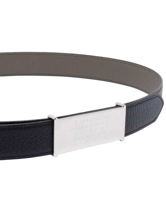 25SS 마르지엘라 가죽 벨트 SA3TP0011P5429HA782 Black - MAISON MARGIELA