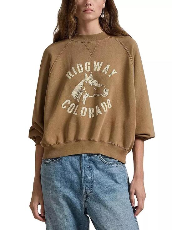 24FW 폴로 랄프로렌 긴팔 티셔츠 WMPOKNINFB20681 200 RL DOM - POLO RALPH LAUREN