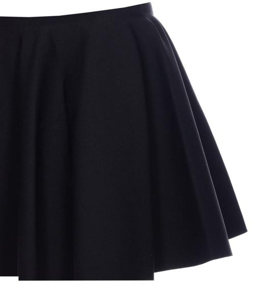 25SS 알라이아 숏 스커트 AA9J2298K034A995 Black - ALAIA