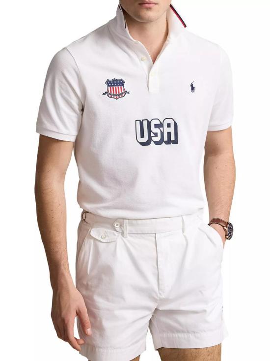 24FW 폴로 랄프로렌 반팔 티셔츠 MNPOKNI1N822915 100 DOM - POLO RALPH LAUREN