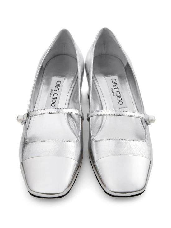 25SS 지미추 힐/펌프스 ELISA45OGDSILVER - JIMMY CHOO