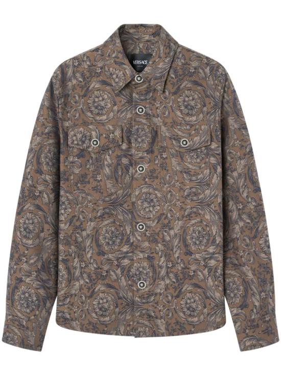  베르사체 긴팔 셔츠 10174131A09781 brown