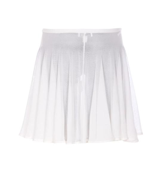 25SS 알라이아 숏 스커트 AA9J2306K053A000 WHITE - ALAIA