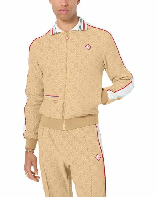  카사블랑카 자켓 CSBM3FRJK014YL TAUPE DOM - CASABLANCA