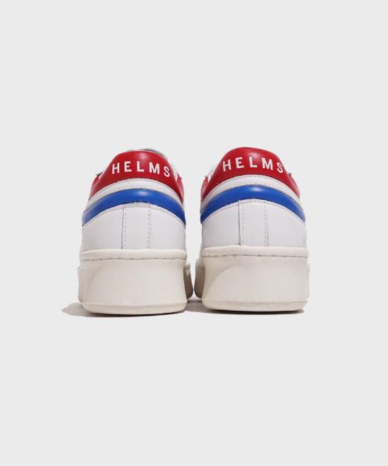  에름 파리 스니커즈 HELM241PSSN004WH WHITE RED FRENCH BLUE DOM - HELMS PARIS