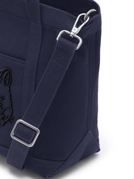 25SS 메종키츠네 토트백 LW05103WW0107 0076 Blue - MAISON KITSUNE