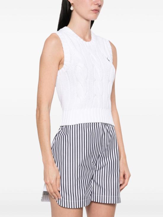 25SS 폴로 랄프로렌 베스트 211959295 001 White - POLO RALPH LAUREN