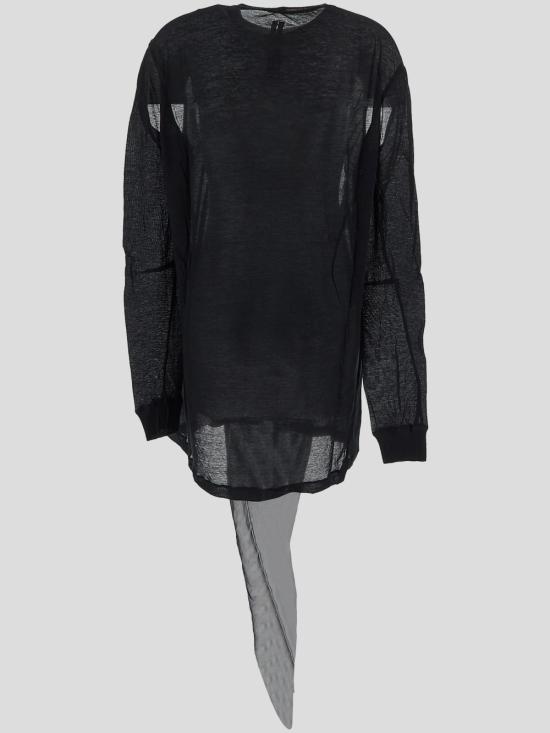 25SS 릭 오웬스 반팔 티셔츠 RP01E7205 UCS0909 Black - RICK OWENS