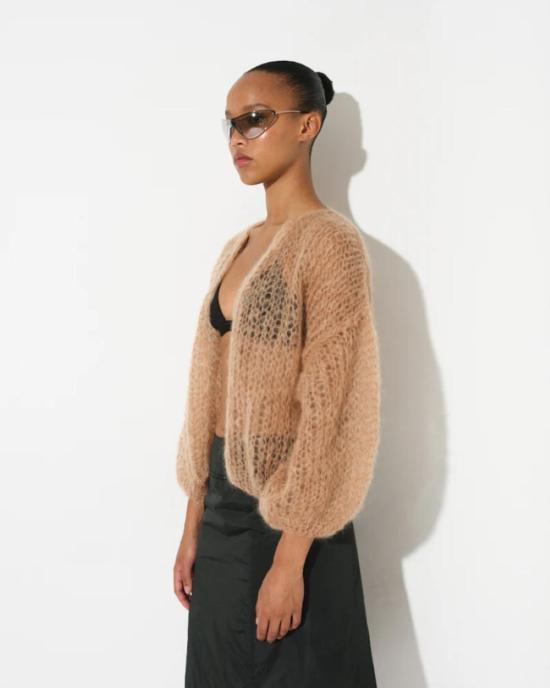  마이아미 스웨터 마이애미 라이트 모헤어 봄버 라이트 그린 - MAIAMI