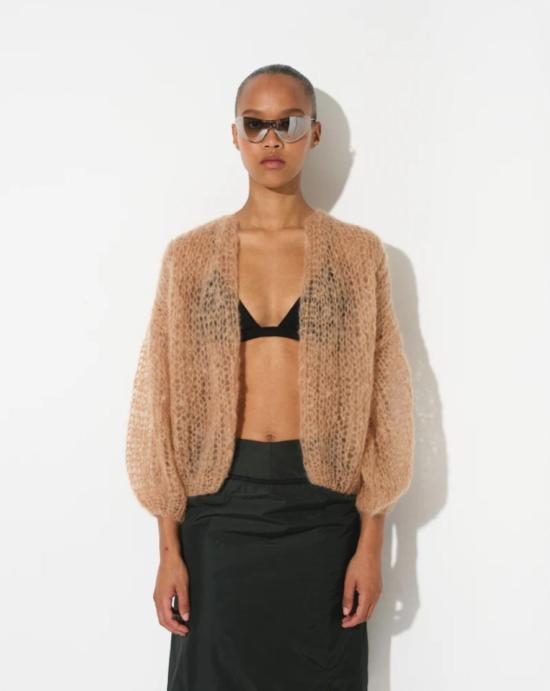  마이아미 스웨터 마이애미 라이트 모헤어 봄버 라이트 그린 - MAIAMI