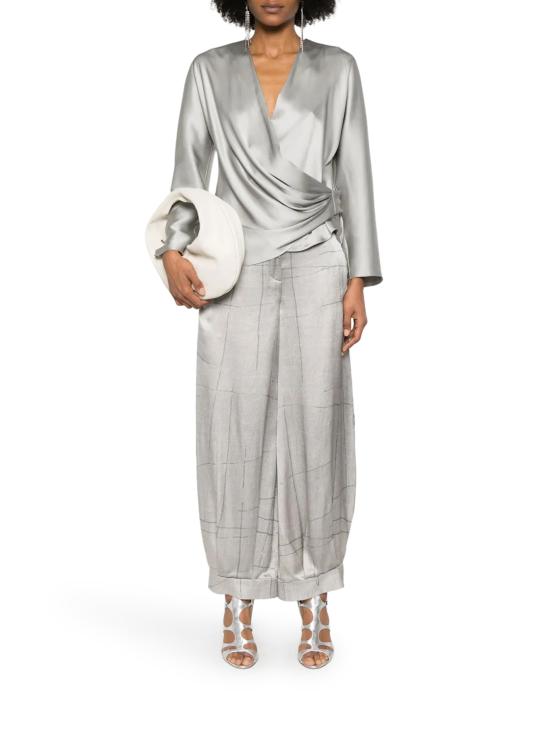 25SS 조르지오 아르마니 스웨터 GW000843TE10101U8045 STONE Grey - GIORGIO ARMANI