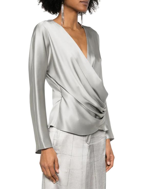 25SS 조르지오 아르마니 스웨터 GW000843TE10101U8045 STONE Grey - GIORGIO ARMANI