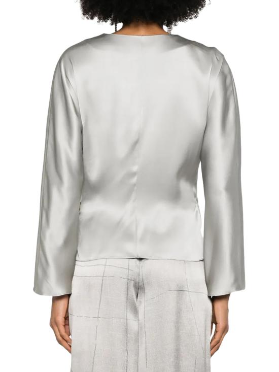 25SS 조르지오 아르마니 스웨터 GW000843TE10101U8045 STONE Grey - GIORGIO ARMANI