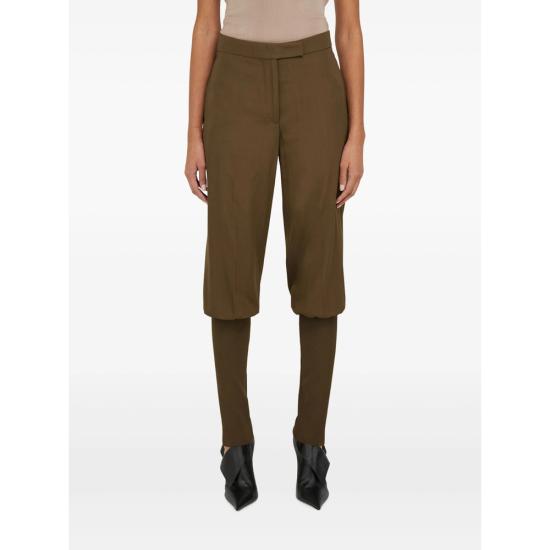 25SS 살바토레 페라가모 수트 팬츠 13G857 0782689 GREEN - SALVATORE FERRAGAMO