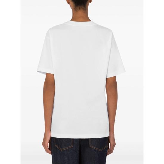 25SS 모스키노 반팔 티셔츠 0441 V0708 1001 WHITE - MOSCHINO