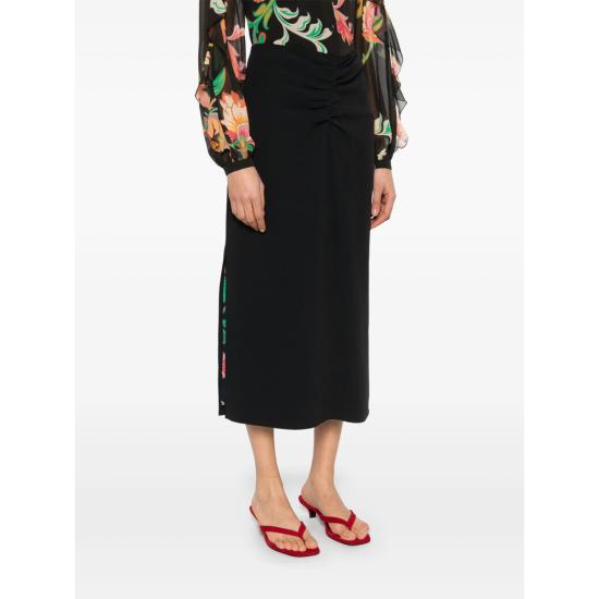 25SS 에트로 미디 스커트 99TUDH3 WRFA0124 N0000 BLACK - ETRO