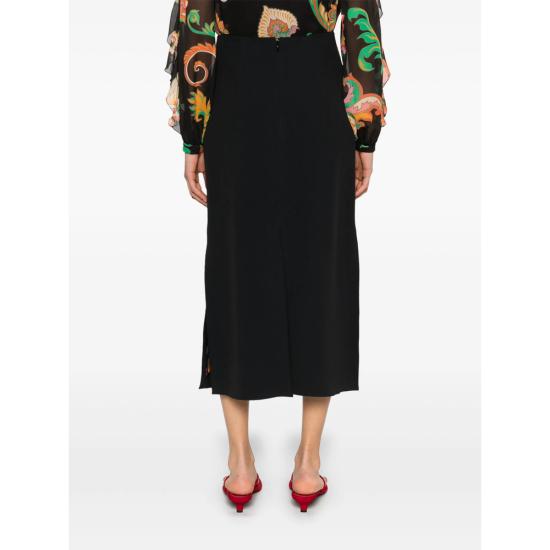 25SS 에트로 미디 스커트 99TUDH3 WRFA0124 N0000 BLACK - ETRO