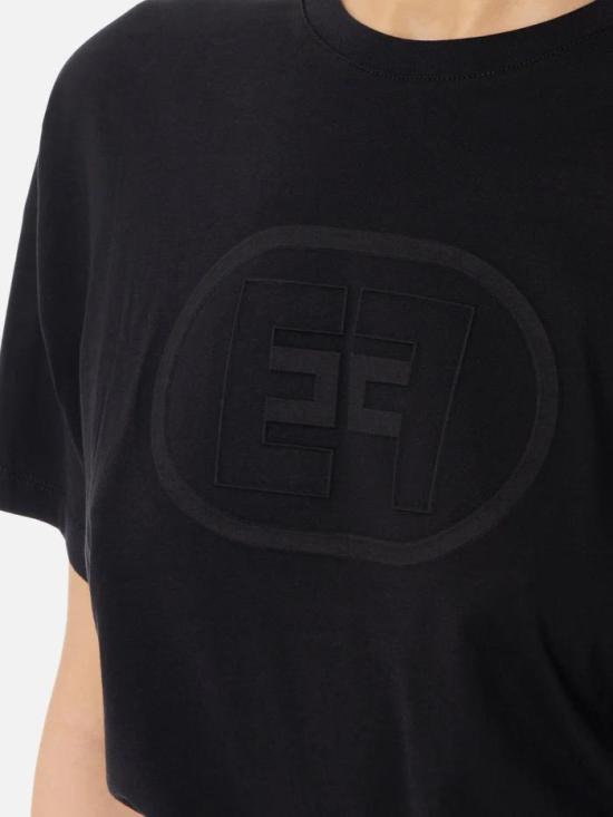 25SS 엘리자베타프랜치 스웨터 MA60N51E2 110 Black - ELISABETTA FRANCHI