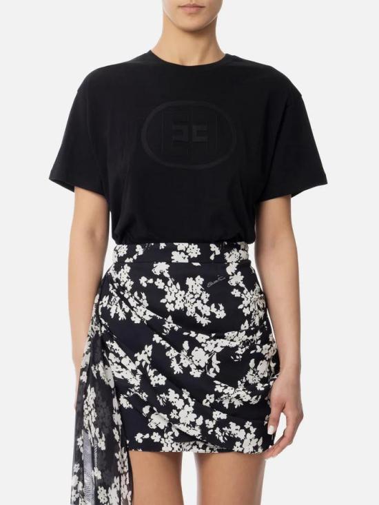 25SS 엘리자베타프랜치 스웨터 MA60N51E2 110 Black - ELISABETTA FRANCHI