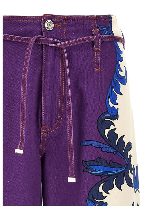 25SS 에트로 데님 팬츠 WRNB0006AK900X0805 Purple - ETRO