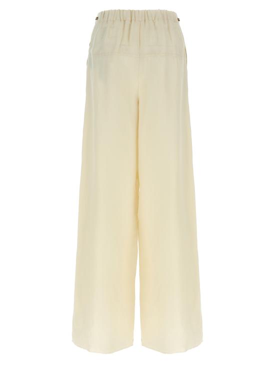 25SS 막스마라 스트레이트 팬츠 2511131112600003 White - MAX MARA