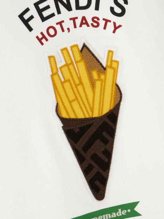  펜디 후드 티셔츠 FY1143ATLF white - FENDI