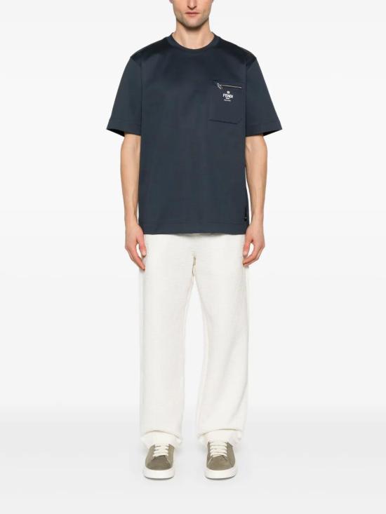  펜디 반팔 티셔츠 FY0936ARYR blue - FENDI