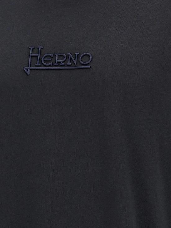  에르노 반팔 티셔츠 JG000239U520009200 midnight blue - HERNO