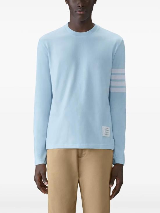  톰브라운 긴팔 티셔츠 MJS169G07862 sky - THOM BROWNE