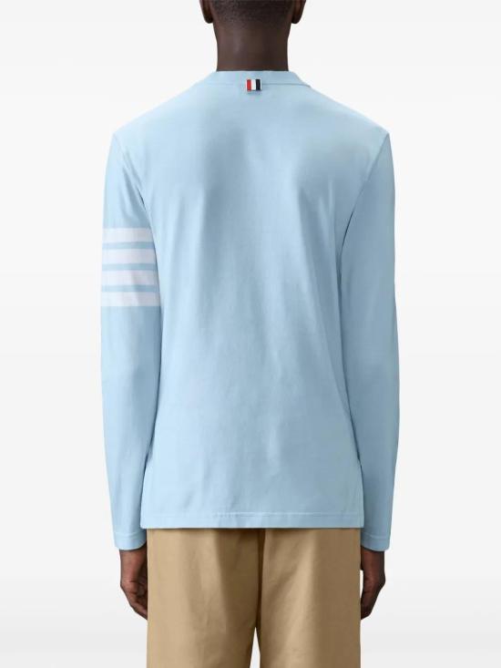  톰브라운 긴팔 티셔츠 MJS169G07862 sky - THOM BROWNE