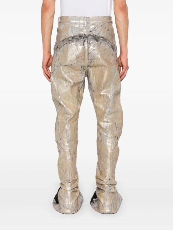  릭 오웬스 스트레이트 팬츠 RR01E5343SGMC gold - RICK OWENS