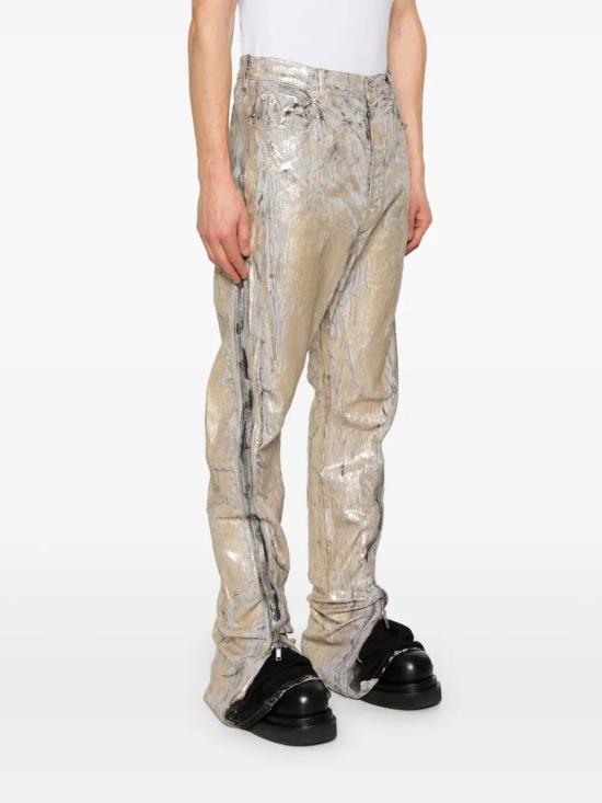  릭 오웬스 스트레이트 팬츠 RR01E5343SGMC gold - RICK OWENS