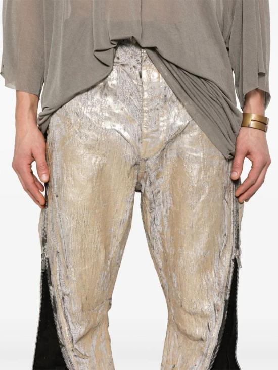  릭 오웬스 스트레이트 팬츠 RR01E5343SGMC gold - RICK OWENS