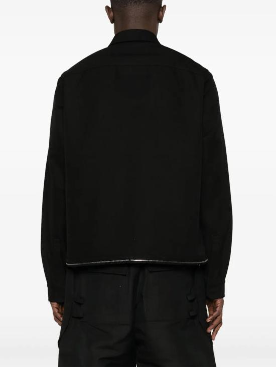  릭 오웬스 긴팔 셔츠 RL01E5220CTES black - RICK OWENS